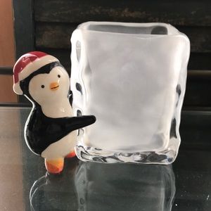 Cute Christmas Penguin Vase/Bowl